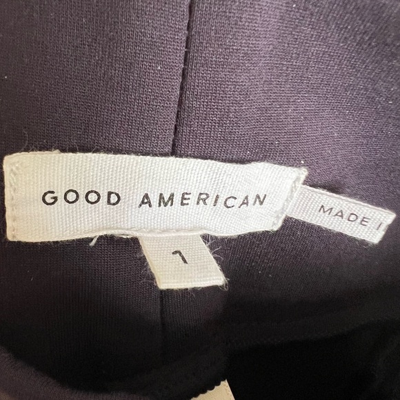 Good American Navy Blue Ankle Skinny Pants Size 1 - Picture 3 of 4